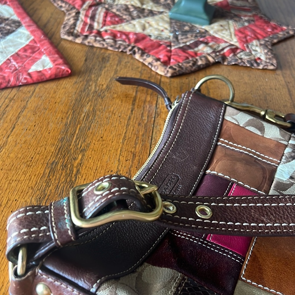 Coach Multicolor Patchwork Shoulder Bag - Picture 5 of 9